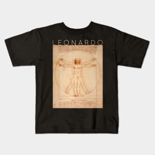 Vitruvian Man - Leonardo da Vinci Kids T-Shirt